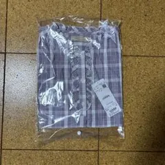 CROCODILE チェック柄フリルブラウス 半袖 Mサイズのサムネイル