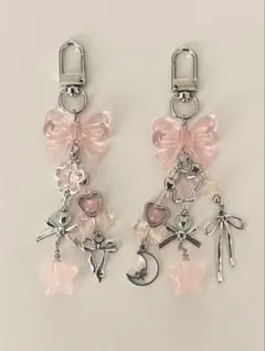 リボン キーホルダー