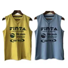 FINTAフィンタ　ブラジル　ノースリーブ　Vネック　2点セット　140