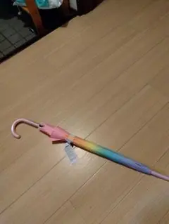 グラデーション 長傘 カーブハンドル