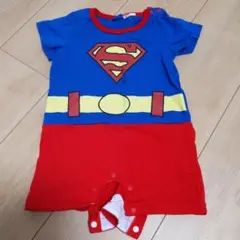 スーパーマンロンパース サイズ80