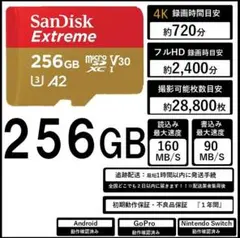 18.サンディスクExtreme microSDカード256GB .50
