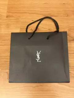 サンローランYSL 黒 ショップ袋 中型