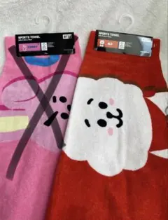 新品未使用　bt21 スポーツタオル　RJ