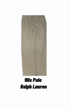 珍物【90s Polo Ralph Lauren】 チノパン イタリア製
