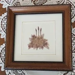 押し花の額