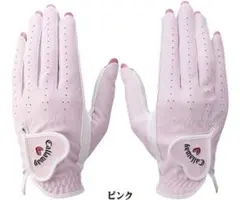 キャロウェイ ピンク ゴルフグローブ　ネイルが長めの方にも　Ｌサイズ