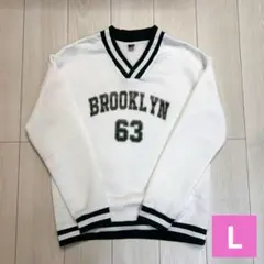 SHEIN シーイン　トレーナー　裏起毛　Mサイズ　ロゴ