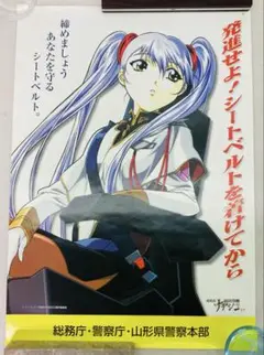 【非売品】劇場版 機動戦艦ナデシコ ホシノルリ　B3交通安全ポスター　た22