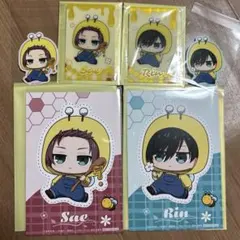 アニメジャパン　ブルーロック　ぷちてく　糸師冴　糸師凛　カード　ステッカー　特典