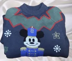 【タイムセール】ミッキーマウス セーター クリスマス ディズニー くるみ割り