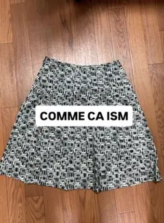 コムサイズム　膝丈　スカート　春夏用 L