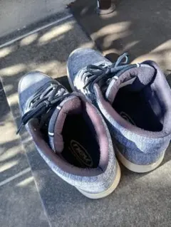 新同☆スニーカー♪メンズ25.5㌢☆ネイビー系