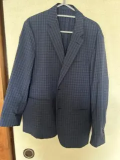 マルニ×UNIQLO テーラードジャケット　ブルーチェック