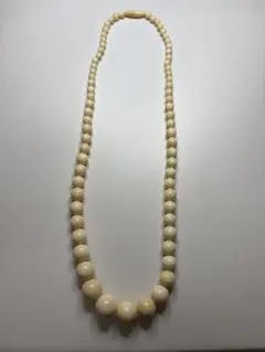 アイボリー ネックレス ヴィンテージ アンティーク