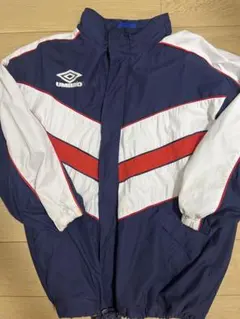 UMBRO ナイロンジャケット ネイビー/ホワイト