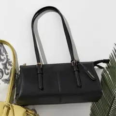 【SALON de RUBAN / サロン ド ルヴァン】 トートバッグ　黒
