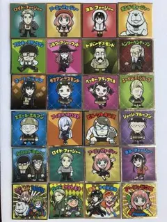 スパイファミリーマンチョコ ウエハース 全24種 コンプ コンプリート