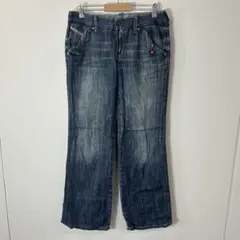 DIESEL ディーゼル デニムパンツ ブーツカット フレア 色落ち加工