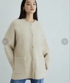 【coco様専用】ADAM ET ROPE' ダブルフェイスニットミドル丈