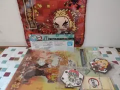 未使用　鬼滅の刃一番くじ煉獄杏寿郎+一番くじ煉獄杏寿郎vs猗窩座