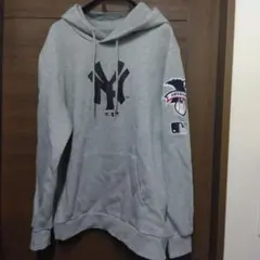 Fanatics ニューヨーク・ヤンキース フード付きパーカー グレー XL