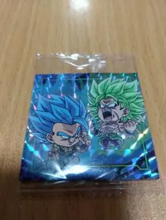ドラゴンボール 超戦士シールウエハース17 CGR ゴジータブルー ブロリー