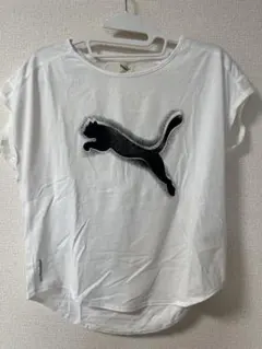 【値下げしました！】プーマ　背中メッシュ　Tシャツ　ホワイト