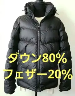 ジースターロウ ダウン80％フェザー20％ フード付きダウンG-STAR RAW