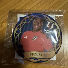 新品未開封‼️　鈴木彩艶　サッカー日本代表　缶バッジ