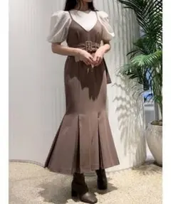 snidel ウエストベルトマーメイドワンピース