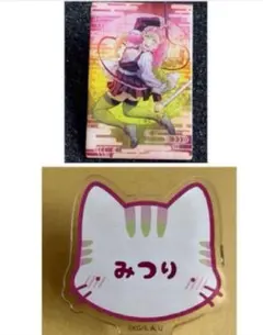 甘露寺蜜璃　ナンジャタウン　猫型　アクリルバッジ　額装　ピンバッジ　バラ売り