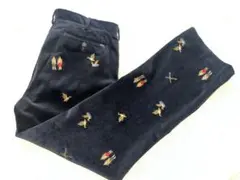 Polo Ralph Lauren刺繍コーデュロイパンツ （柄：狩人&鴨)