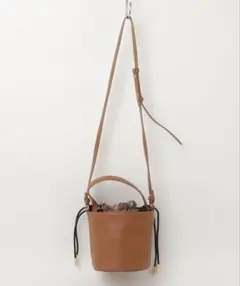 LA BAGAGERIE×DAME FRANKコラボ 3WAYバケツ巾着バッグ