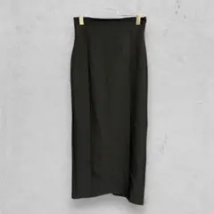 t2071【クラシカルエルフ】タイトロングスカート　マキシ丈　ブラック