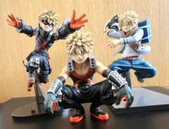 僕のヒーローアカデミア 爆豪勝己 フィギュア 3点セット