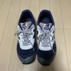 New Balance 574 ネイビー/レッド スニーカー　28㎝　ゴルフ