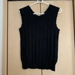 新品 HEARTMARKET ブラックニットベストのサムネイル