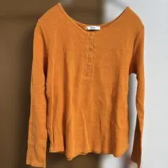relume コットン100% オレンジ 長袖Tシャツ Fのサムネイル