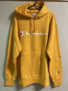 champion パーカー イエロー XL