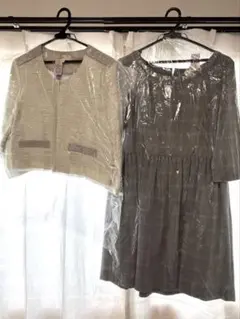 ジャケットとドレスのセット　セットアップ　セレモニー