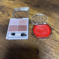 キャンメイク　2点セット　シルキースフレアイズ06 クリームチークCL01