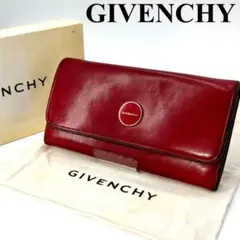 美品✨GIVENCHY ジバンシー 長財布 レザー ボルドー ウォレットのサムネイル