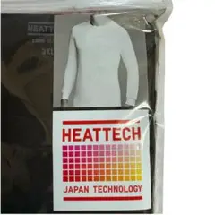 ユニクロ ヒートテック クルーネックT長袖 メンズ 3XL ブラック 新品未使用