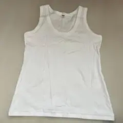 ユニクロホワイト タンクトップ Mサイズ