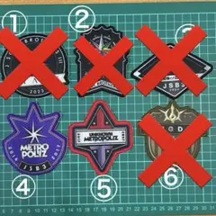 三代目 J Soul Brothers ワッペン 登坂広臣 岩田剛典