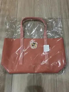 オールドテディガール ワッペントートバッグ ピンク 大サイズ LL