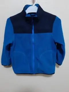110㎝　ユニクロ フリース ジャケット　青（お写真１・２枚目に近い）