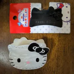 【未使用おまけ付】サンリオハローキティ バンスクリップ 2種セット