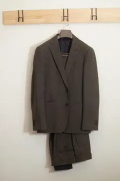 PERSON'S FOR MEN チェック柄ビジネススーツ